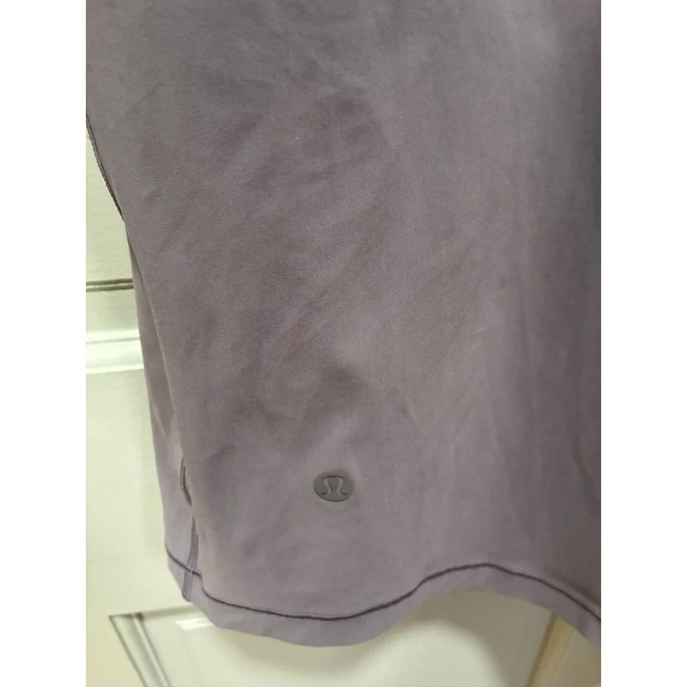 Lululemon Women Size 8 Early Morning Dress Graphite Purple Athletic Activewear